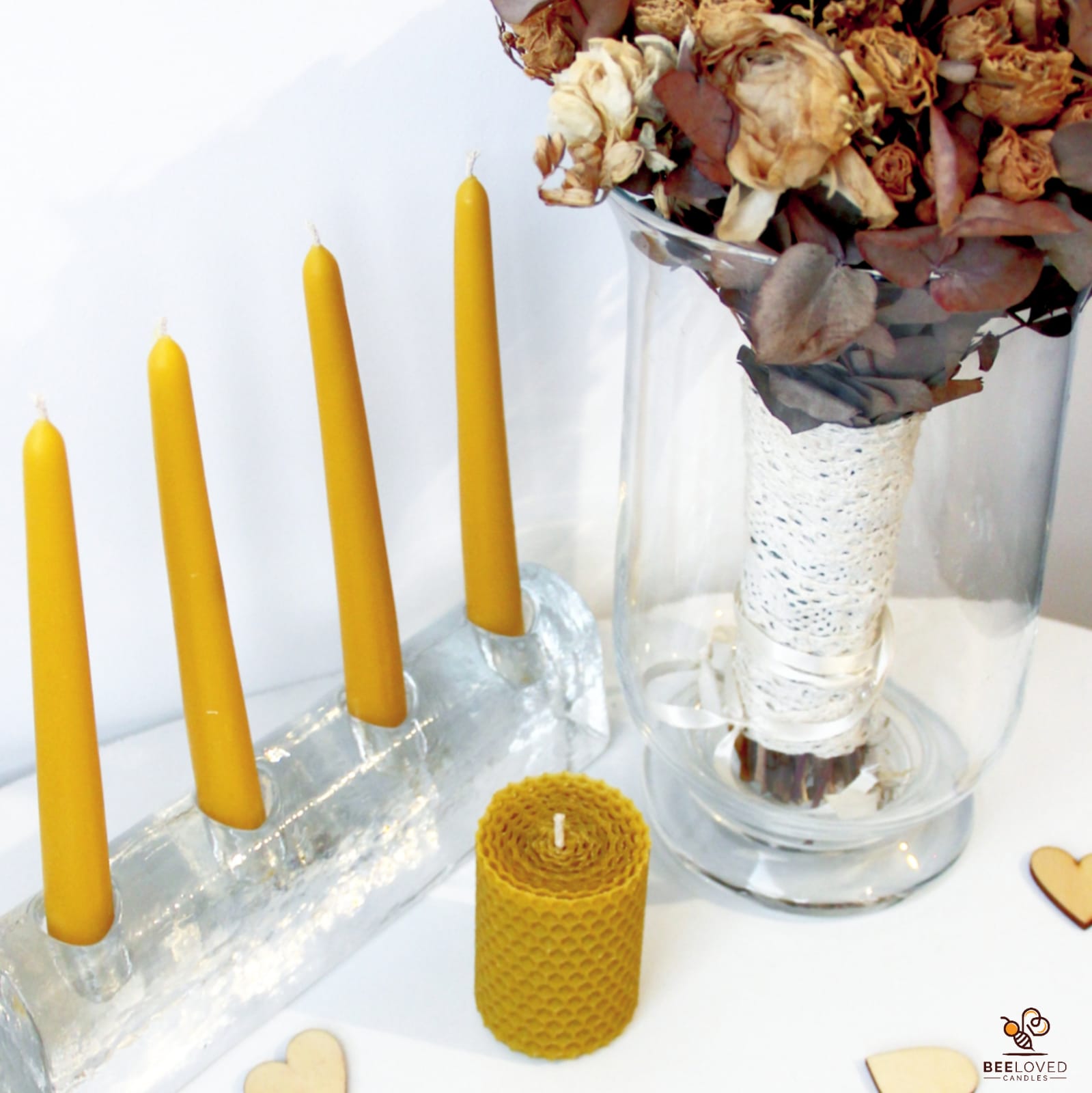 BeeLoved Candles Lumanari din ceara naturala de albine